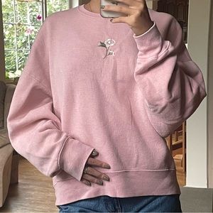 Pink Hollister Crewneck Sweater